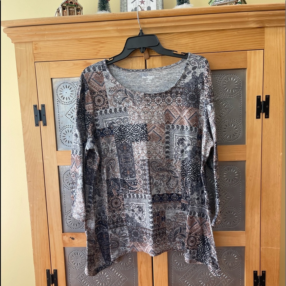 Kim Rogers 3/4 Sleeve Top